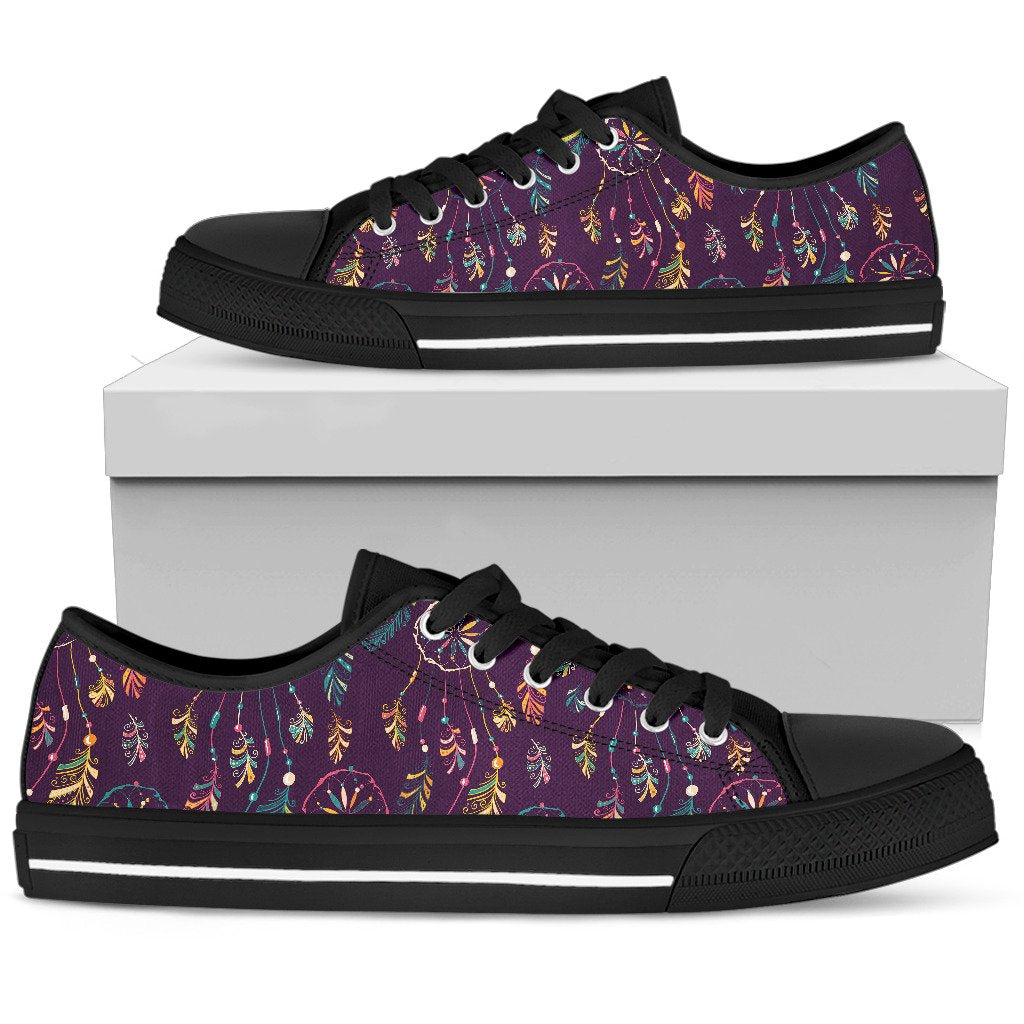 Dream Catcher Boho Design Women Low Top Shoes