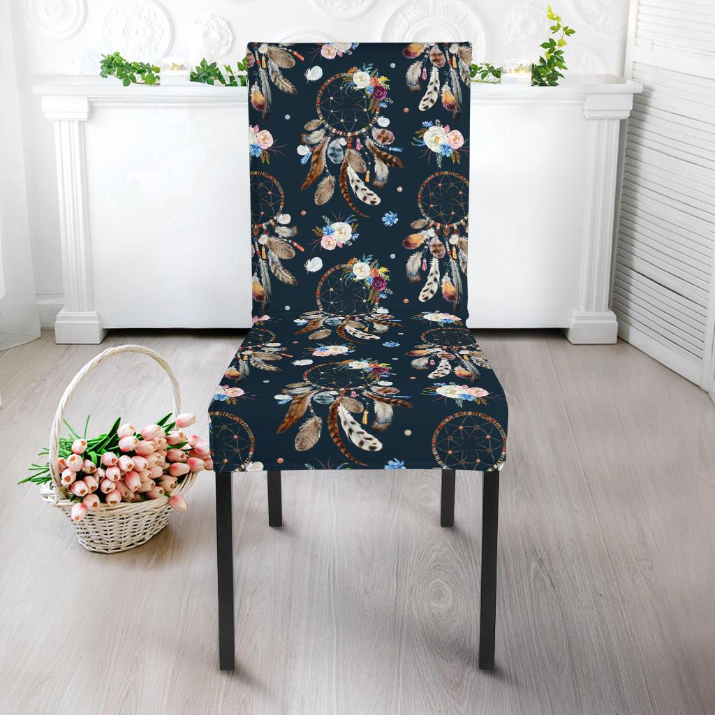 Dream Catcher Boho Floral Style Dinning Chair Slipper-JTAMIGO.COM