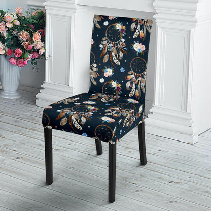 Dream Catcher Boho Floral Style Dinning Chair Slipper-JTAMIGO.COM