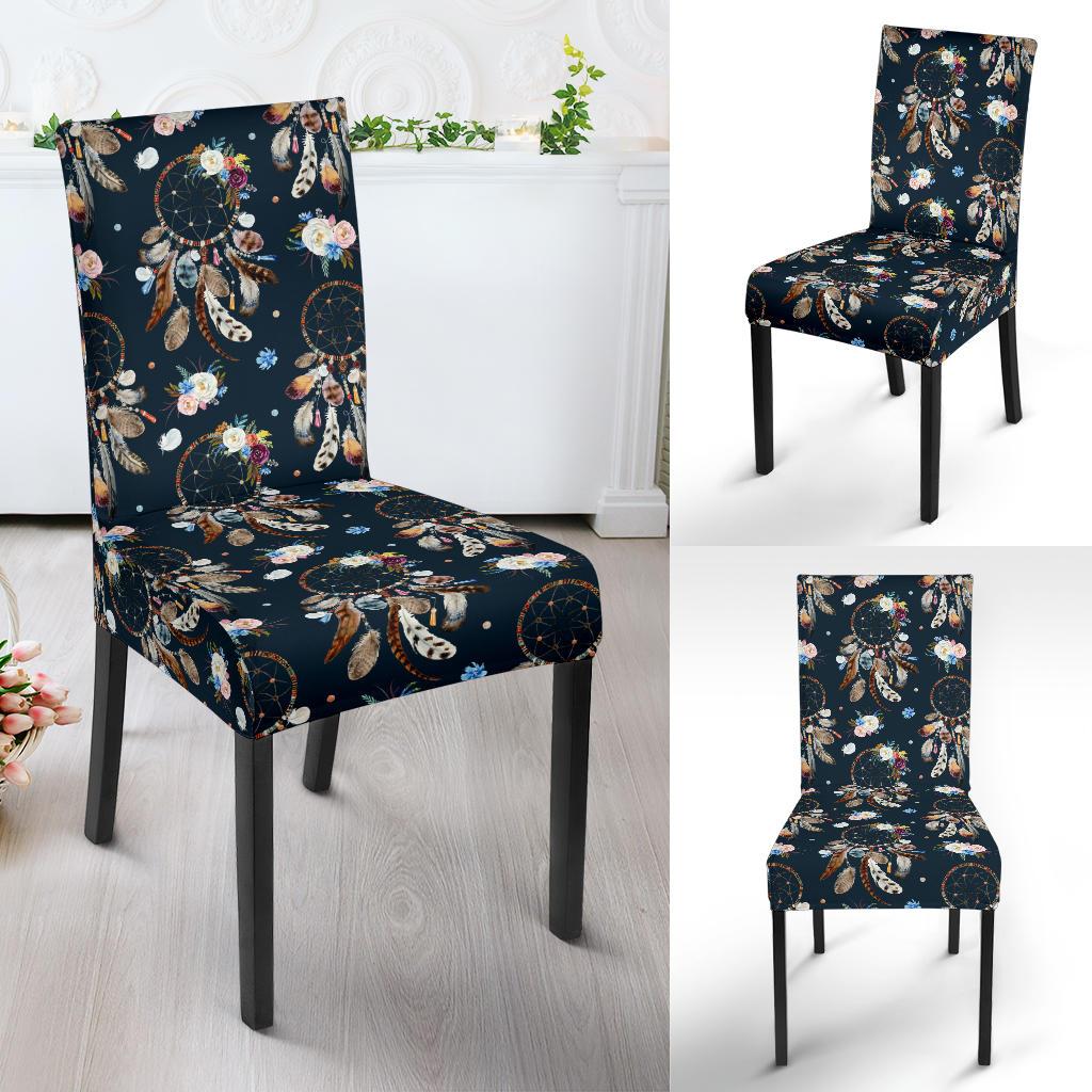 Dream Catcher Boho Floral Style Dinning Chair Slipper-JTAMIGO.COM