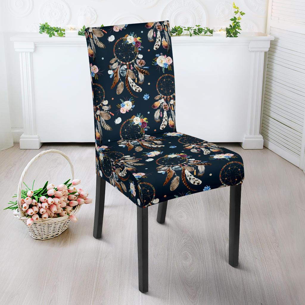 Dream Catcher Boho Floral Style Dinning Chair Slipper-JTAMIGO.COM