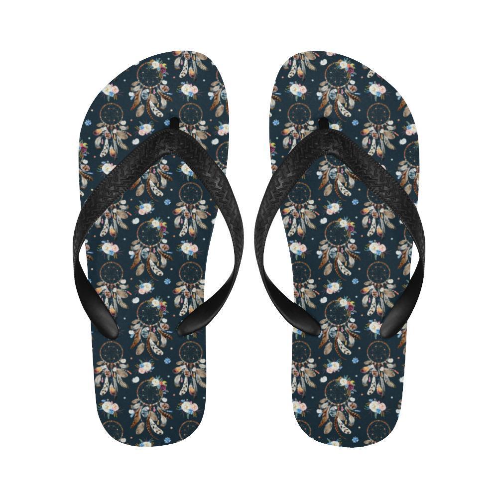 Dream Catcher Boho Floral Style Flip Flops-JTAMIGO.COM