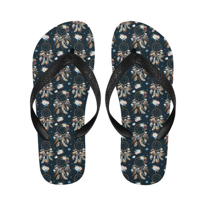 Dream Catcher Boho Floral Style Flip Flops-JTAMIGO.COM