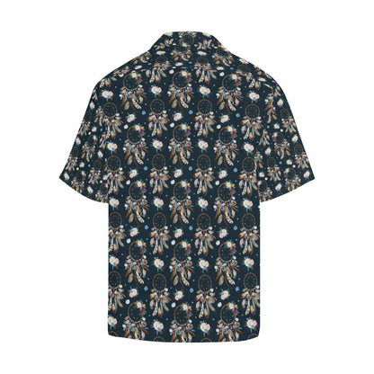 Dream Catcher Boho Floral Style Men Aloha Hawaiian Shirt