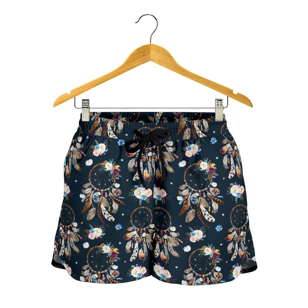Dream Catcher Boho Floral Style Women Shorts-JTAMIGO.COM