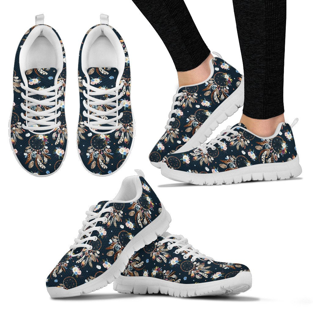 Dream Catcher Boho Floral Style Women Sneakers Shoes