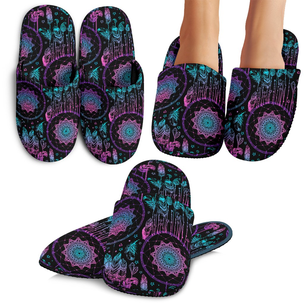 Dream catcher boho mandala House Slippers