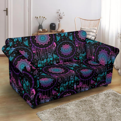 Dream catcher boho mandala Loveseat Slipcover-JTAMIGO.COM