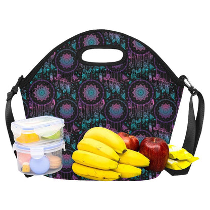 Dream catcher boho mandala Neoprene Lunch Bag (Model 1669)(Large)-JTAMIGO.COM