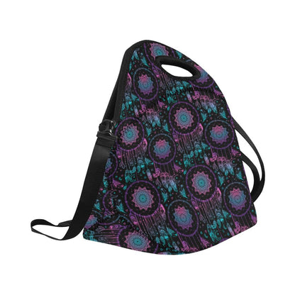 Dream catcher boho mandala Neoprene Lunch Bag (Model 1669)(Large)-JTAMIGO.COM