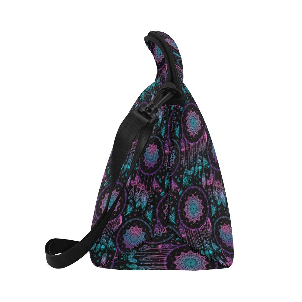 Dream catcher boho mandala Neoprene Lunch Bag (Model 1669)(Large)-JTAMIGO.COM