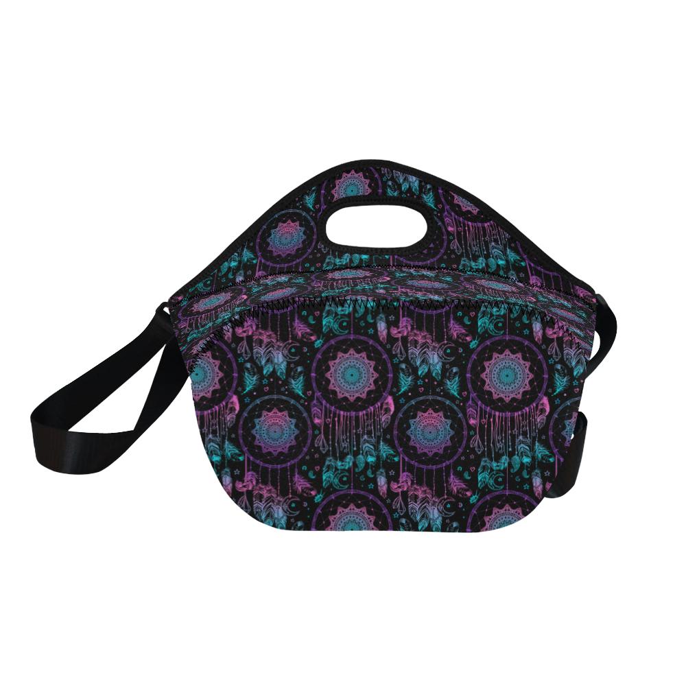 Dream catcher boho mandala Neoprene Lunch Bag (Model 1669)(Large)-JTAMIGO.COM