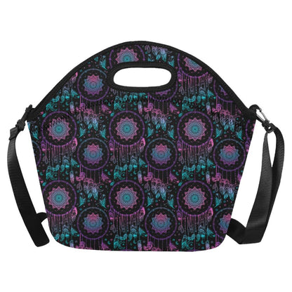 Dream catcher boho mandala Neoprene Lunch Bag (Model 1669)(Large)-JTAMIGO.COM