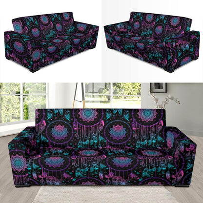 Dream catcher boho mandala Sofa Slipcover-JTAMIGO.COM
