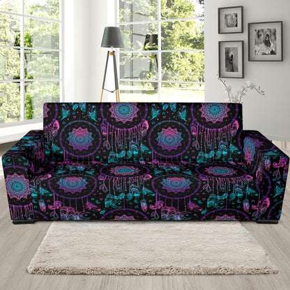 Dream catcher boho mandala Sofa Slipcover-JTAMIGO.COM