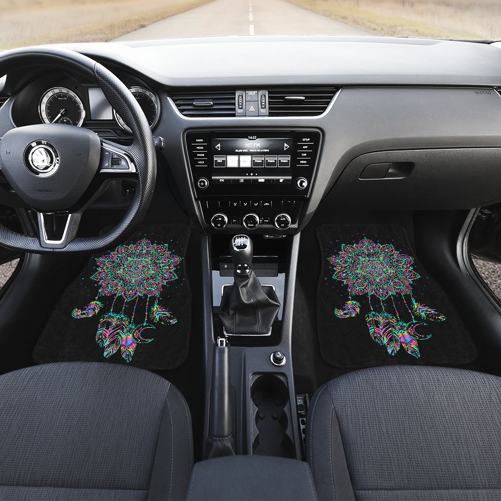 Dream Catcher Colorful Hand Draw Car Floor Mats