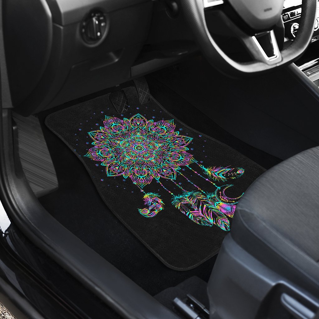 Dream Catcher Colorful Hand Draw Car Floor Mats