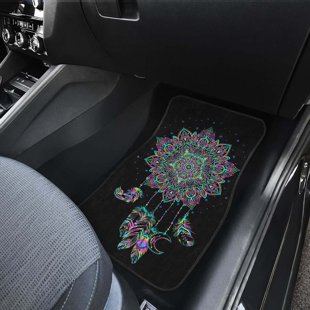 Dream Catcher Colorful Hand Draw Car Floor Mats