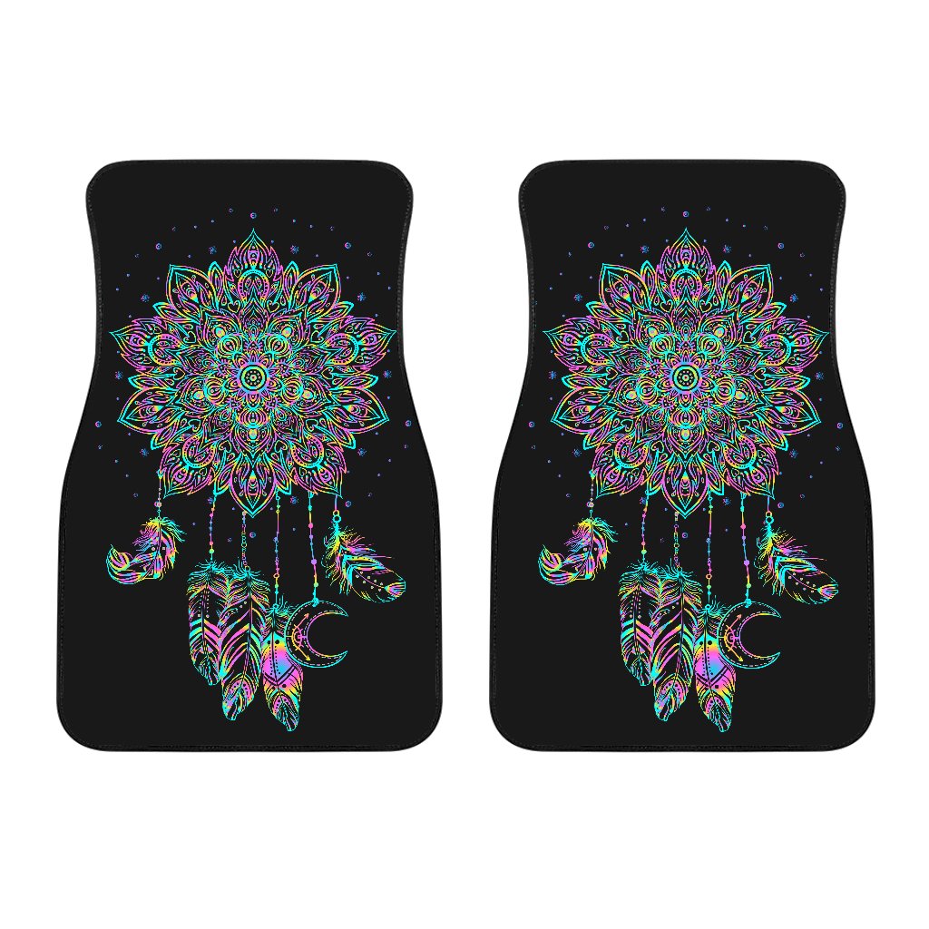 Dream Catcher Colorful Hand Draw Car Floor Mats