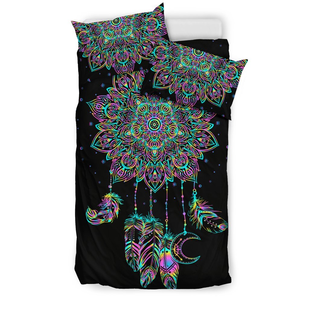 Dream Catcher Colorful Hand Draw Duvet Cover Bedding Set