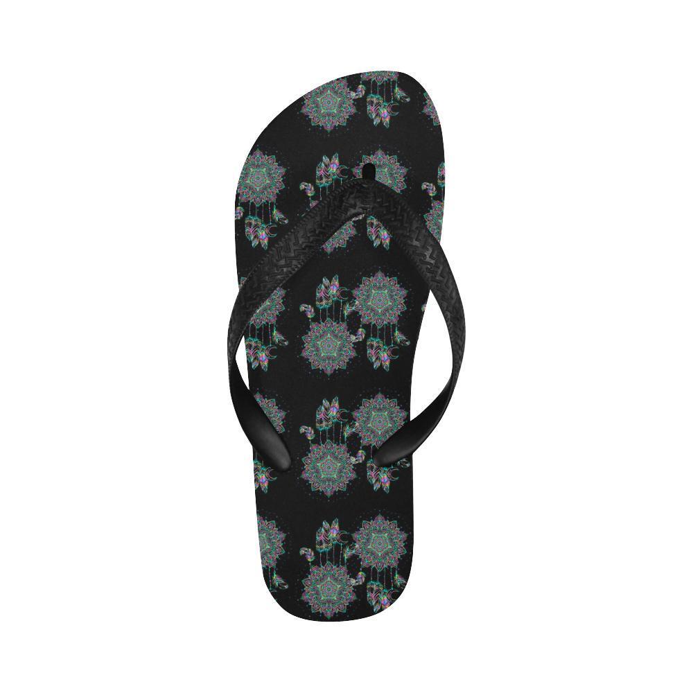 Dream Catcher Colorful Hand Draw Flip Flops-JTAMIGO.COM