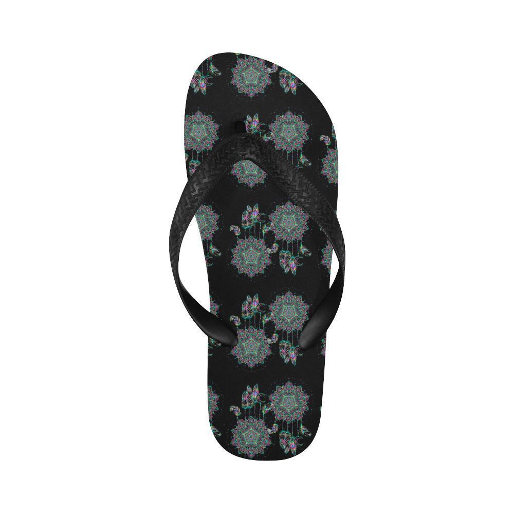 Dream Catcher Colorful Hand Draw Flip Flops-JTAMIGO.COM