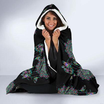 Dream Catcher Colorful Hand Draw Hooded Blanket-JTAMIGO.COM