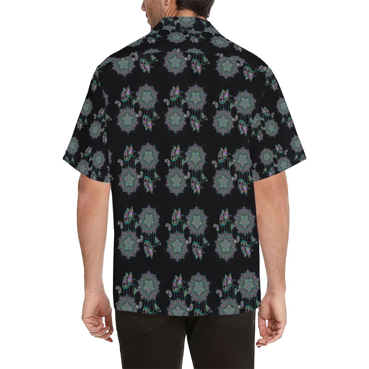 Dream Catcher Colorful Hand Draw Men Aloha Hawaiian Shirt