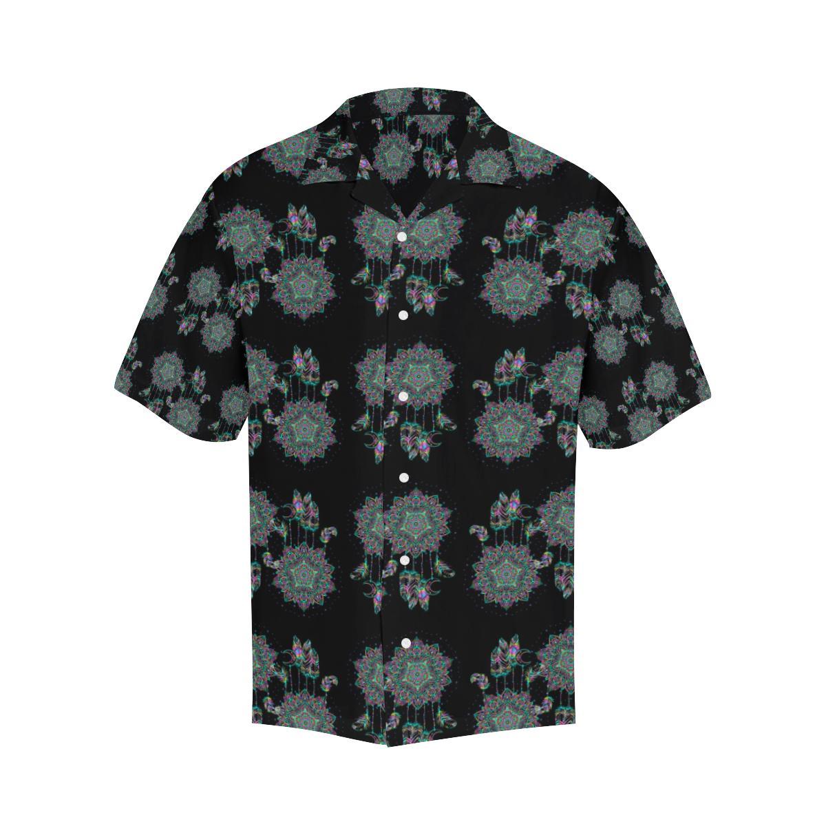 Dream Catcher Colorful Hand Draw Men Aloha Hawaiian Shirt