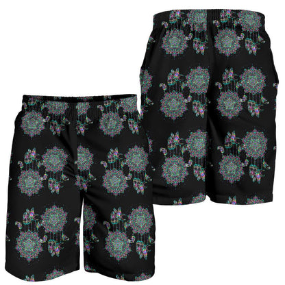 Dream Catcher Colorful Hand Draw Mens Shorts-JTAMIGO.COM