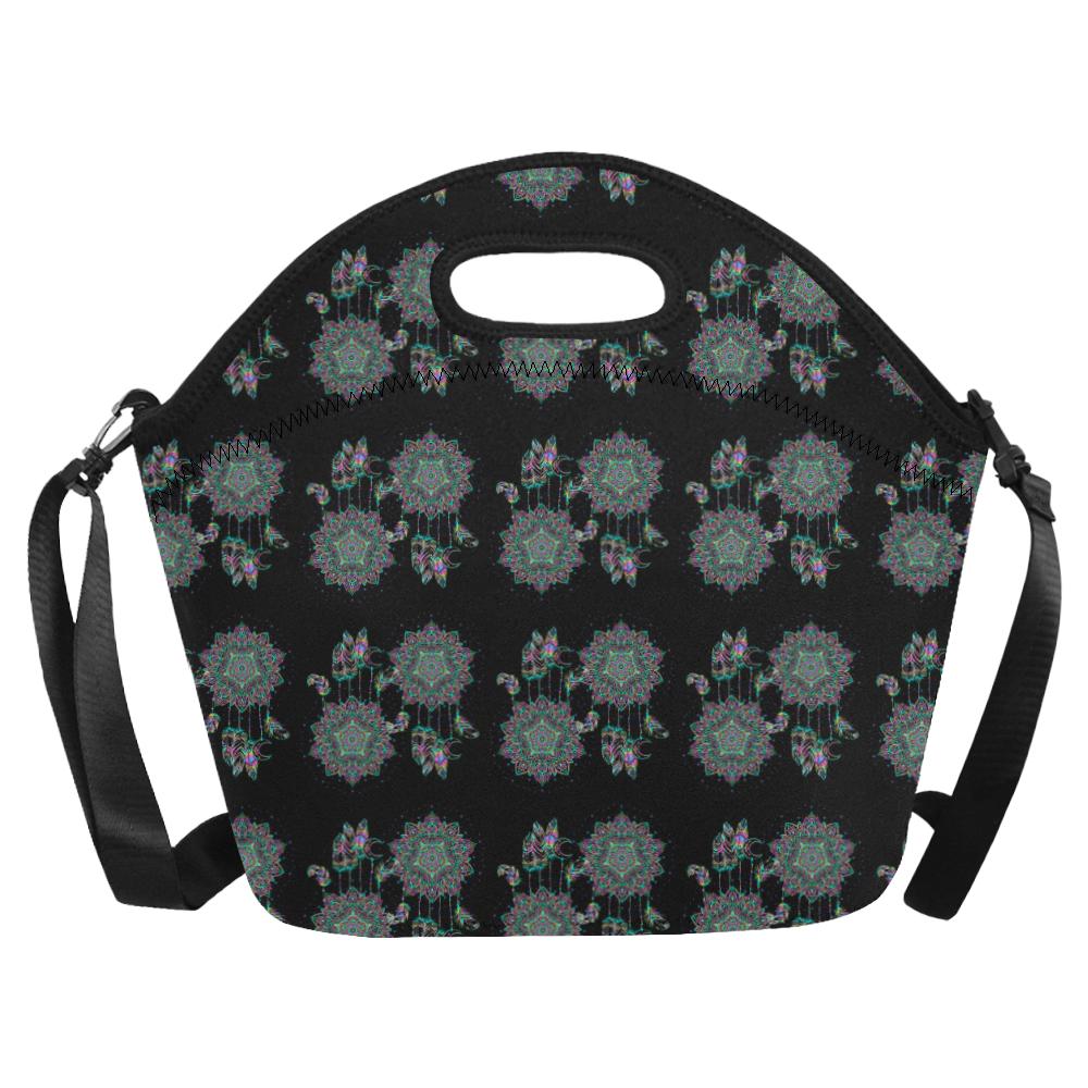 Dream Catcher Colorful Hand Draw Neoprene Lunch Bag (Model 1669)(Large)-JTAMIGO.COM