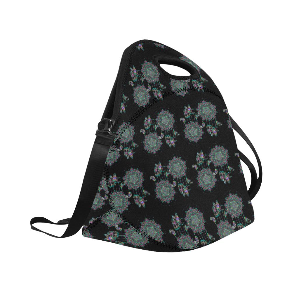 Dream Catcher Colorful Hand Draw Neoprene Lunch Bag (Model 1669)(Large)-JTAMIGO.COM