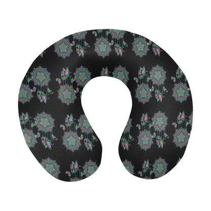 Dream Catcher Colorful Hand Draw U-Shaped Travel Neck Pillow-JTAMIGO.COM