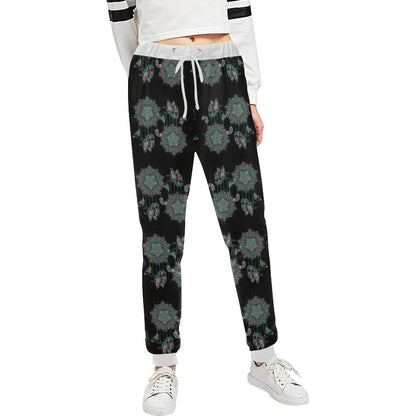 Dream Catcher Colorful Hand Draw Unisex Casual Sweatpants (Model L11)-JTAMIGO.COM