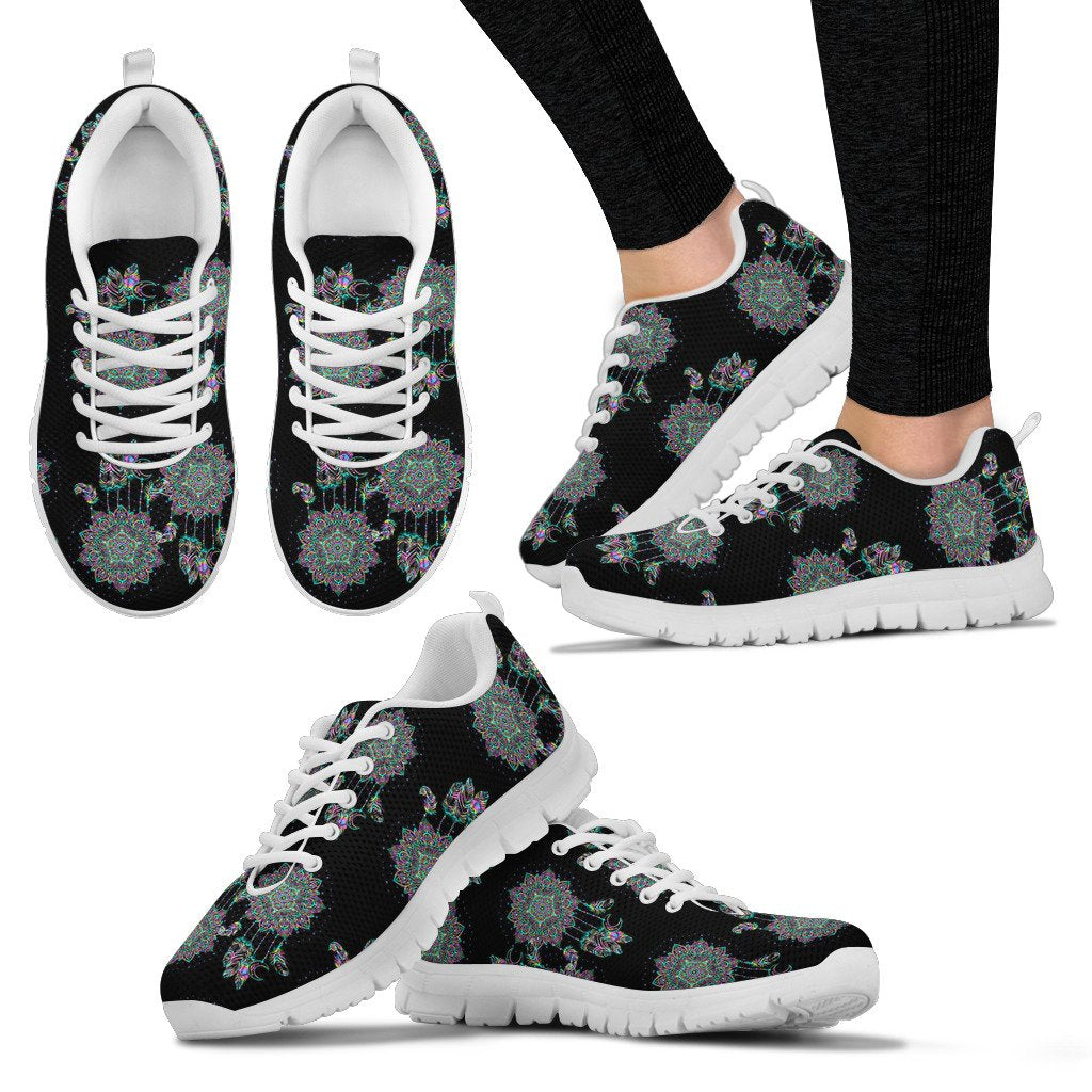 Dream Catcher Colorful Hand Draw Women Sneakers Shoes