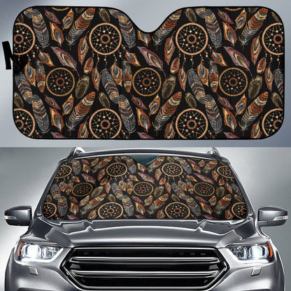 Dream Catcher Embroidered Style Car Sun Shade For Windshield