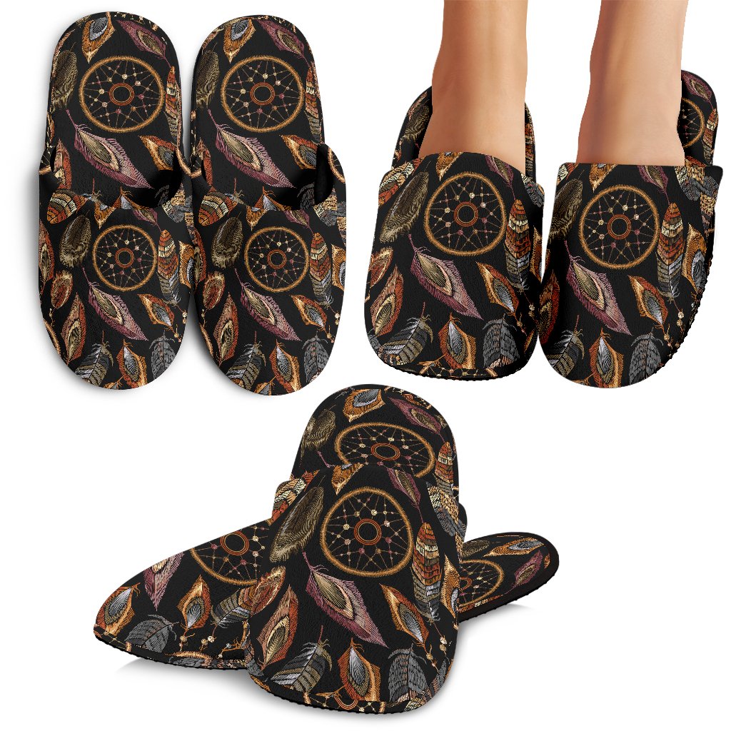 Dream catcher embroidered style House Slippers