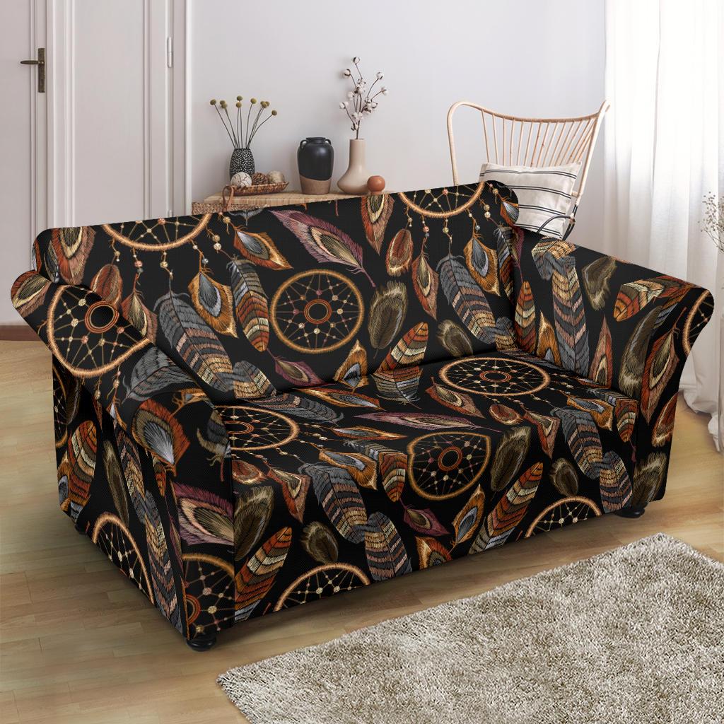 Dream catcher embroidered style Loveseat Slipcover-JTAMIGO.COM