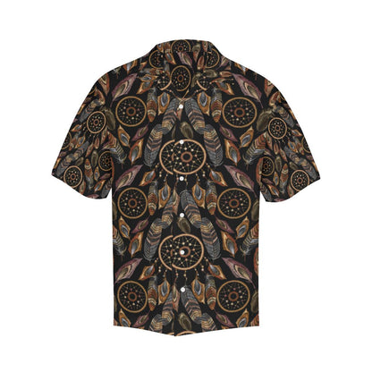 Dream catcher embroidered style Men Aloha Hawaiian Shirt