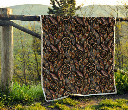 Dream catcher embroidered style Premium Quilt-JTAMIGO.COM