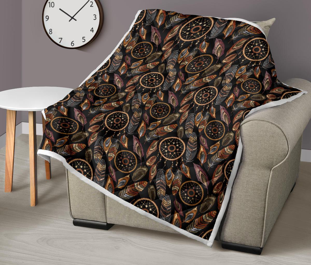 Dream catcher embroidered style Premium Quilt-JTAMIGO.COM