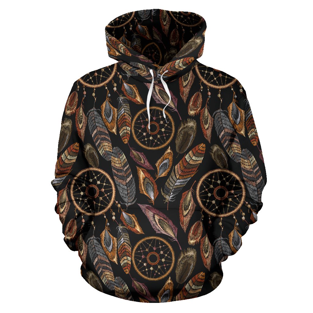Dream catcher embroidered style Pullover Hoodie