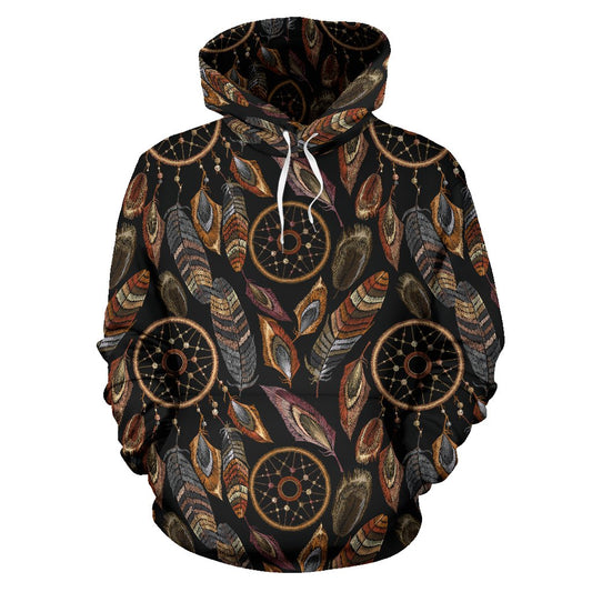 Dream catcher embroidered style Pullover Hoodie