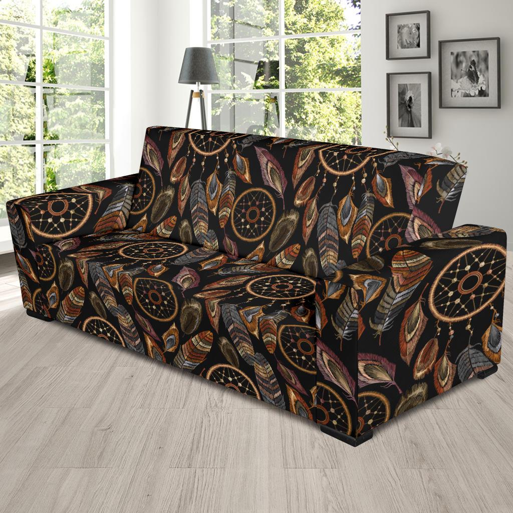 Dream catcher embroidered style Sofa Slipcover-JTAMIGO.COM