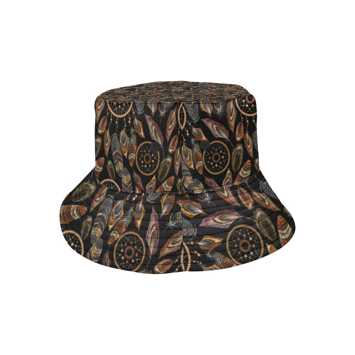 Dream catcher embroidered style Unisex Bucket Hat