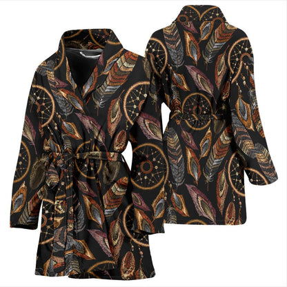 Dream catcher embroidered style Women Bath Robe-JTAMIGO.COM