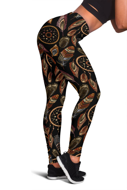 Dream catcher embroidered style Women Leggings