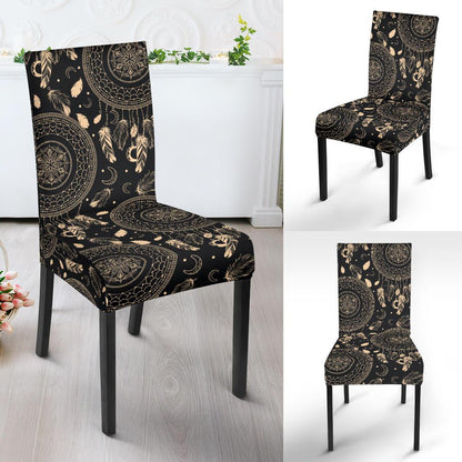 Dream Catcher Mandala Boho Moon Dinning Chair Slipper-JTAMIGO.COM
