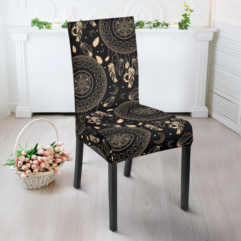 Dream Catcher Mandala Boho Moon Dinning Chair Slipper-JTAMIGO.COM