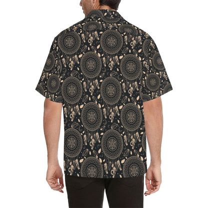 Dream Catcher Mandala Boho Moon Men Aloha Hawaiian Shirt